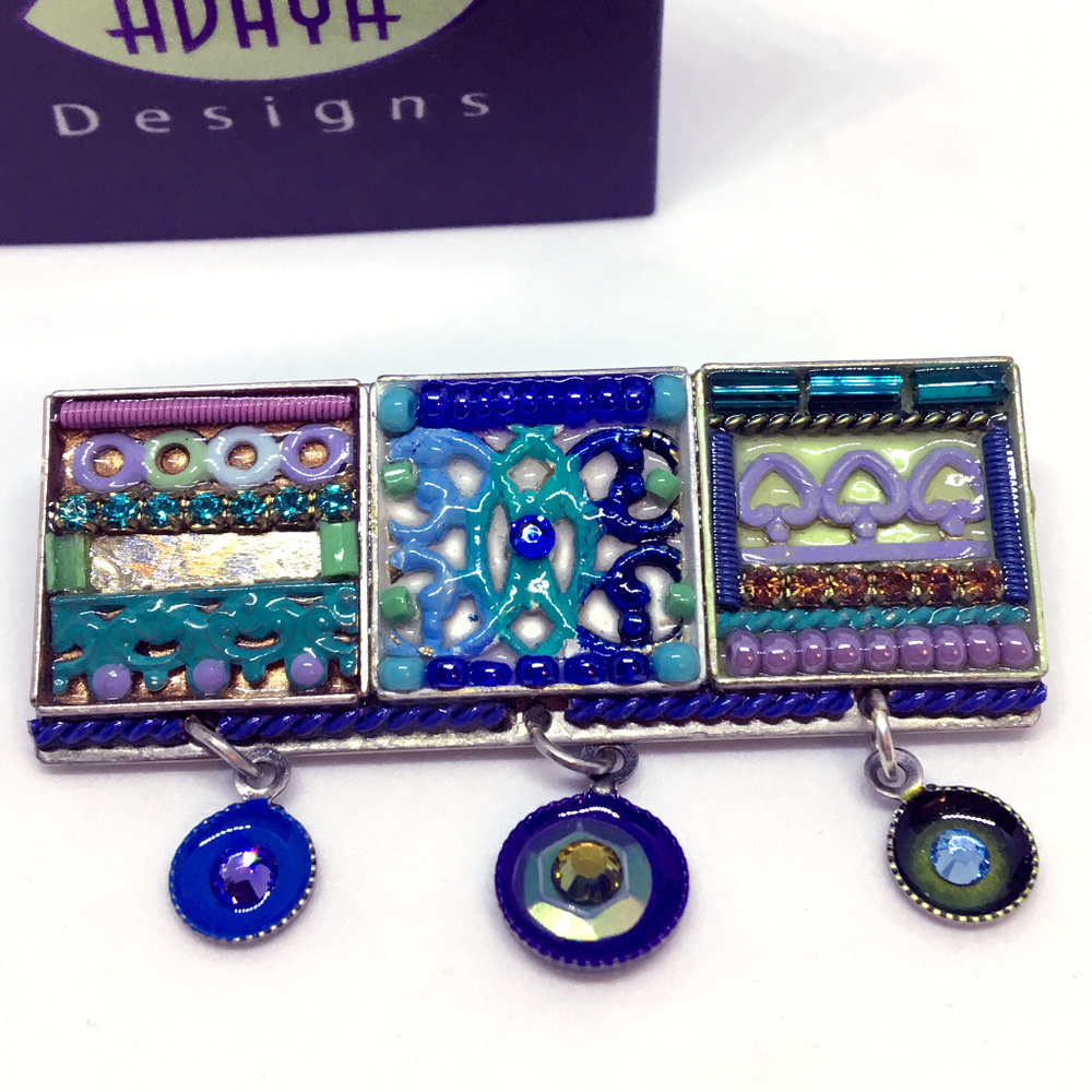 Artisan ADAYA DESIGNS Unique Brooch Pin BRAND NEW - Picture 2 of 3